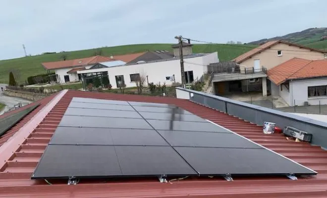 Installation photovoltaïque réalisée à Saint-Christo-en-Jarez 42320, Saint-Héand, ENTREPRISE DUPRÉ SÉBASTIEN