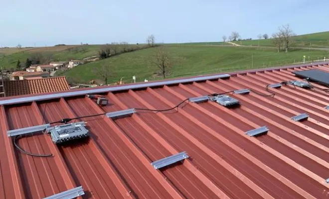 Installation photovoltaïque réalisée à Saint-Christo-en-Jarez 42320, Saint-Héand, ENTREPRISE DUPRÉ SÉBASTIEN