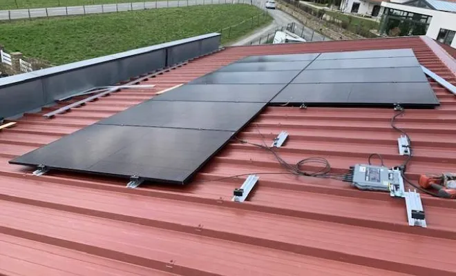 Installation photovoltaïque réalisée à Saint-Christo-en-Jarez 42320, Saint-Héand, ENTREPRISE DUPRÉ SÉBASTIEN